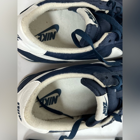 Nike Cortez Basic Midnight Blue White Mens Sz 11 Nylon Suede 317249-413 main image 4